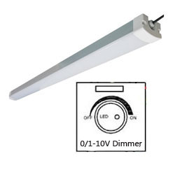 0-10v dimmalbe LED Tri-proof Light AL 80w 1500mm 250x250mm