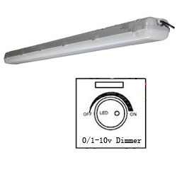 0-10v dimmalbe led tri-proof light pc 60w 1500mm