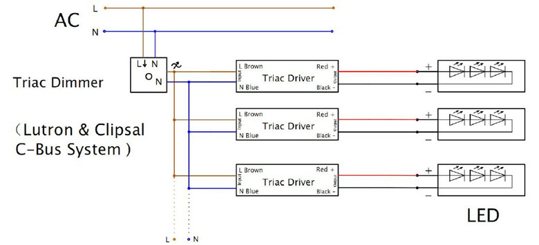 triac dimming connecting diagram 2