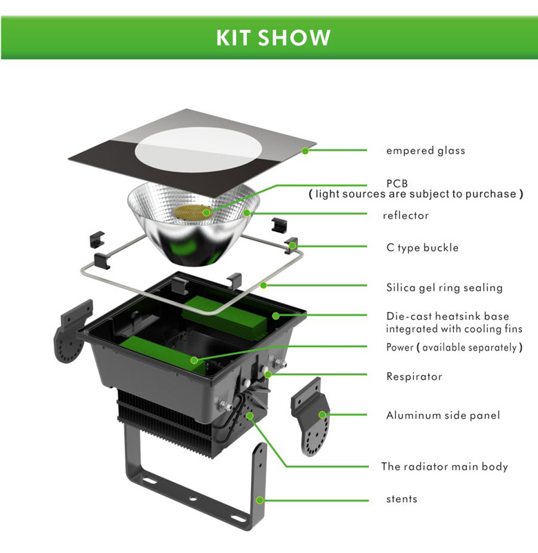 400w led flood light 9