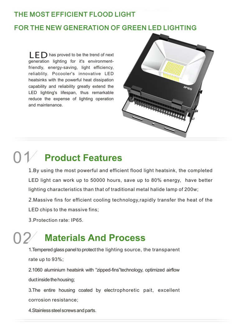 LED Flood Light b series 100w 1