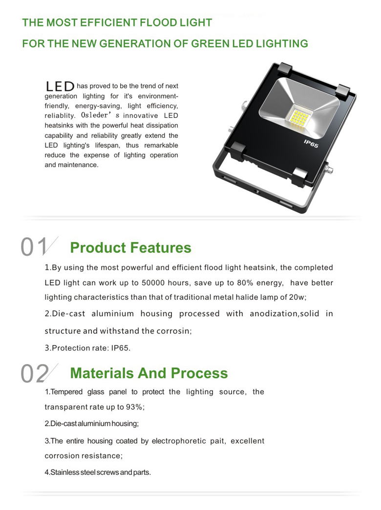 LED Flood Light b series 10w 1