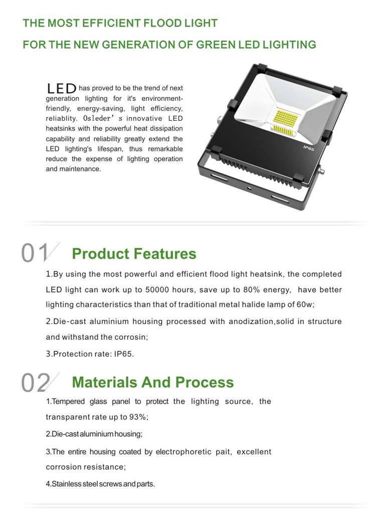 LED Flood Light b series 30w 1