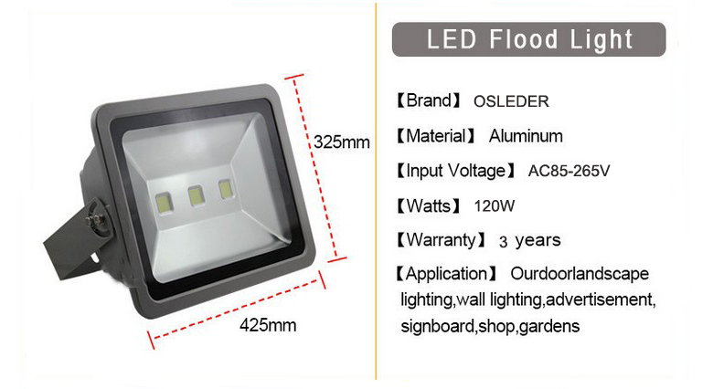 led flood light a series 120w 1