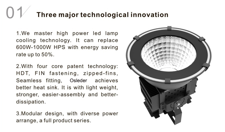 led high bay light d series 120w 1