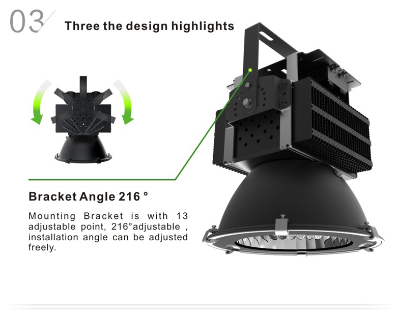 led high bay light d series 150w 3