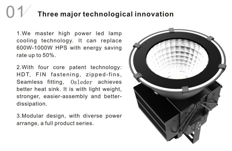 led high bay light d series 400w 1