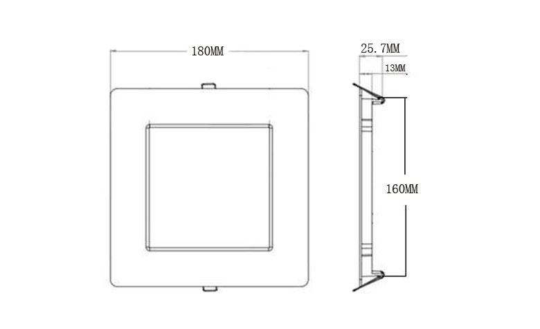 recessed square led panel light 180 780x475 size