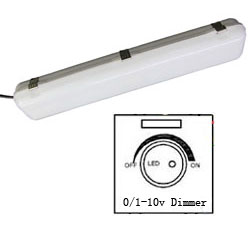 0/1-10v dimmable led tri-proof light 600mm 20w 250x250mm