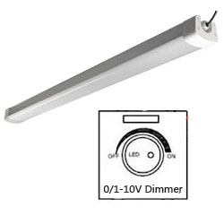 01-10V Dimmable LED Tri-proof Light AL 50w 1200mm 250x250mm