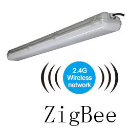 ZigBee Wireless Controlling led tri-proof light pc 40w 1200mm 