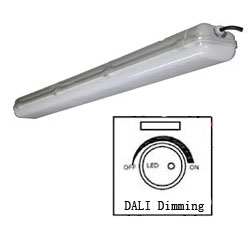 dali dimmable led tri-proof light pc 40w 1200mm 