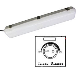 triac dimmable led tri-proof light 600mm 30w 250x250mm