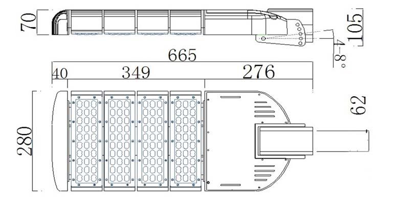 LED Street Lights SML Series 120w 780x420 size opti