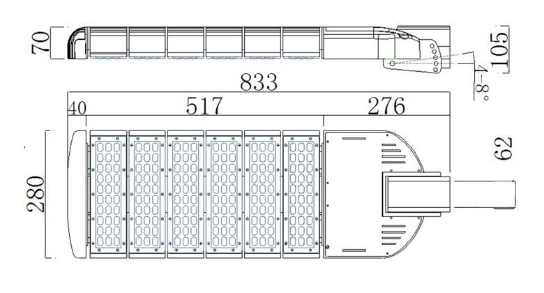 LED Street Lights SML Series 180w 780x420 size opti