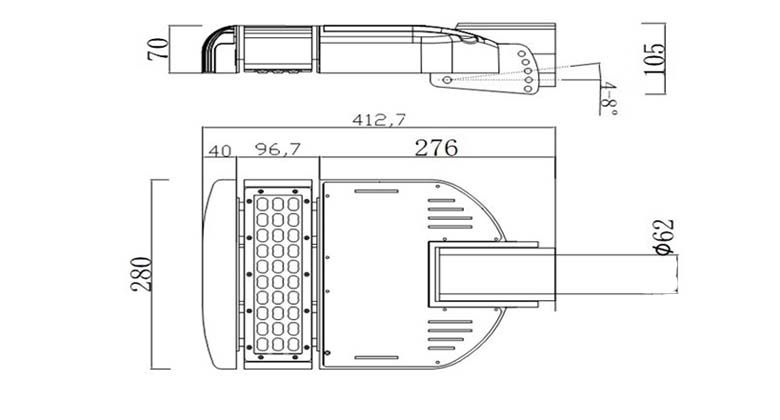 led street light sml series 30W 780x420 size opti