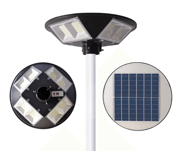Motion Sensor Outdoor Round and Square Courtyard Parking Lot Ip65 Waterproof Solar Led Garden Light